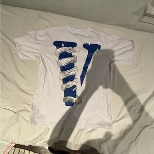 VLONE BASIC BLUE SNAKE CLASSIC V ON THE BACK size medium